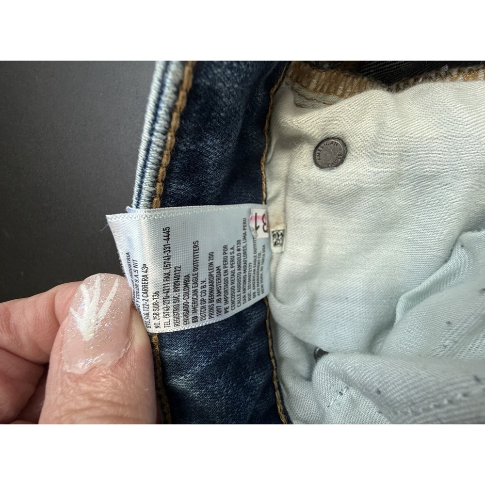 American Eagle Mens Jeans Flex Slim Destroyed 38x32 - Picture 12 of 16
